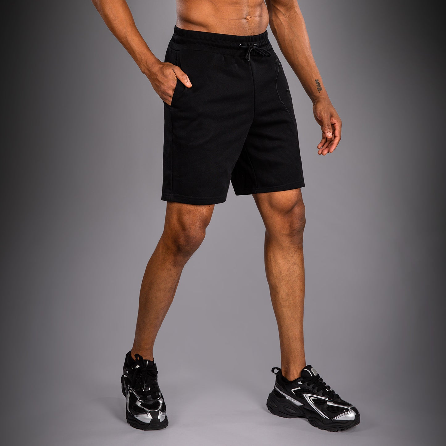 Venum Giant 3D Cotton Shorts - Black