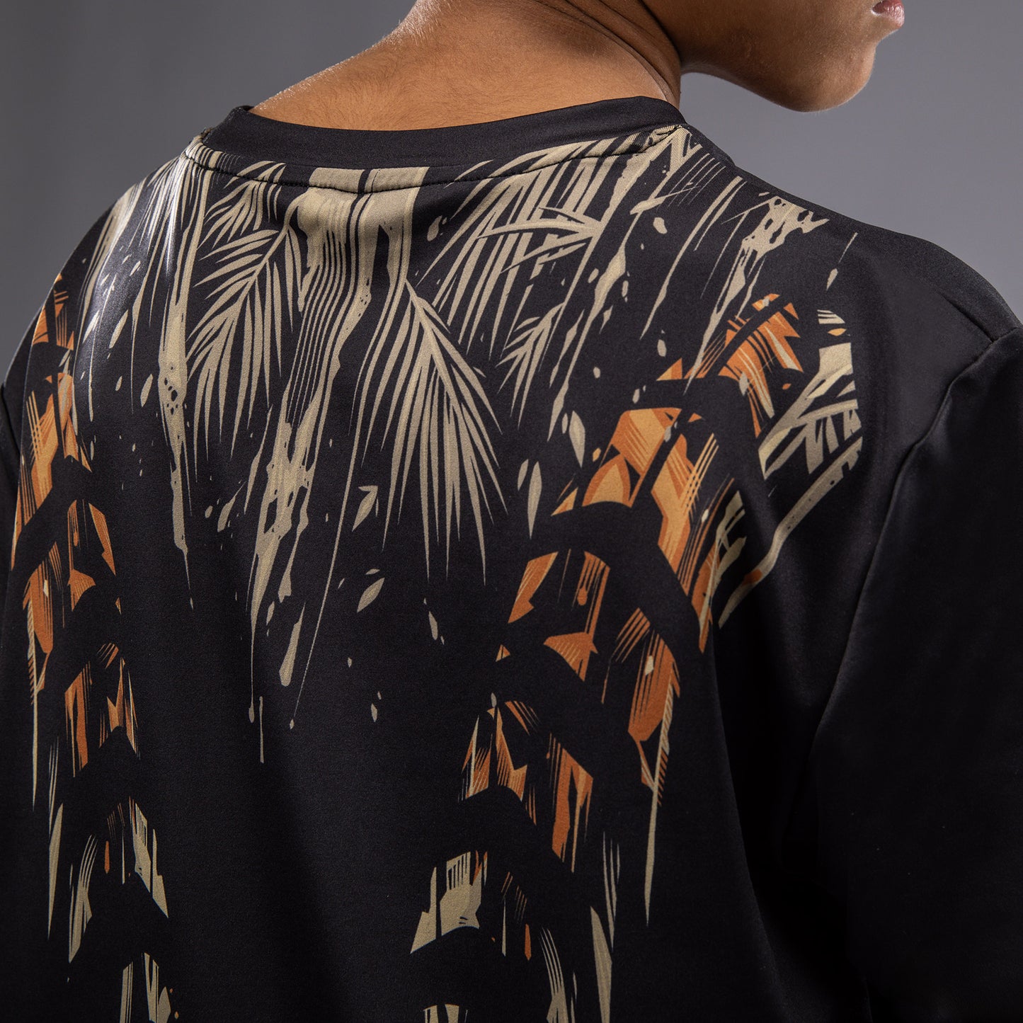 Venum Tiger Kids Dry Tech T-Shirt - Black/Neon Orange