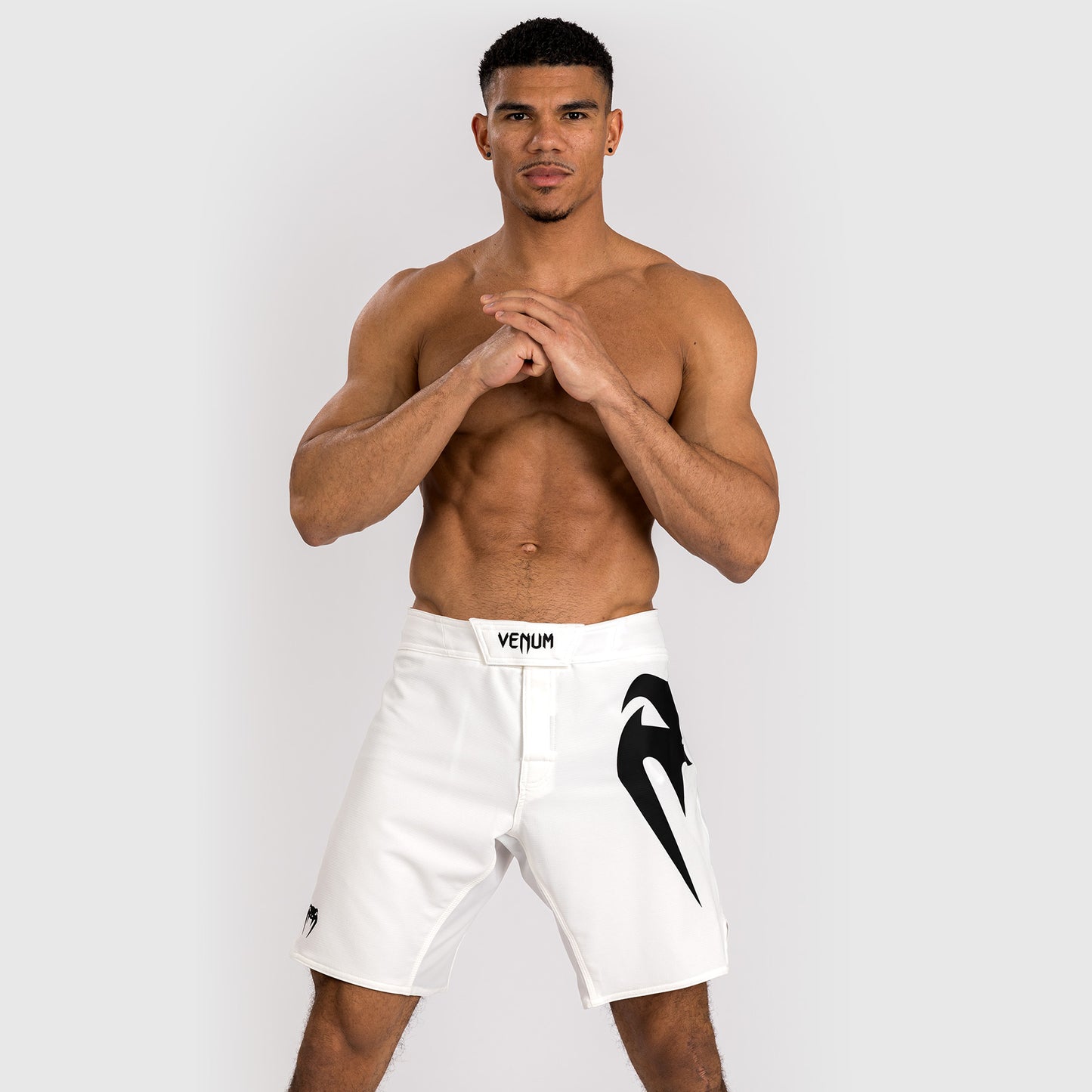 Venum Light 5.0 Fight Shorts - White/Black