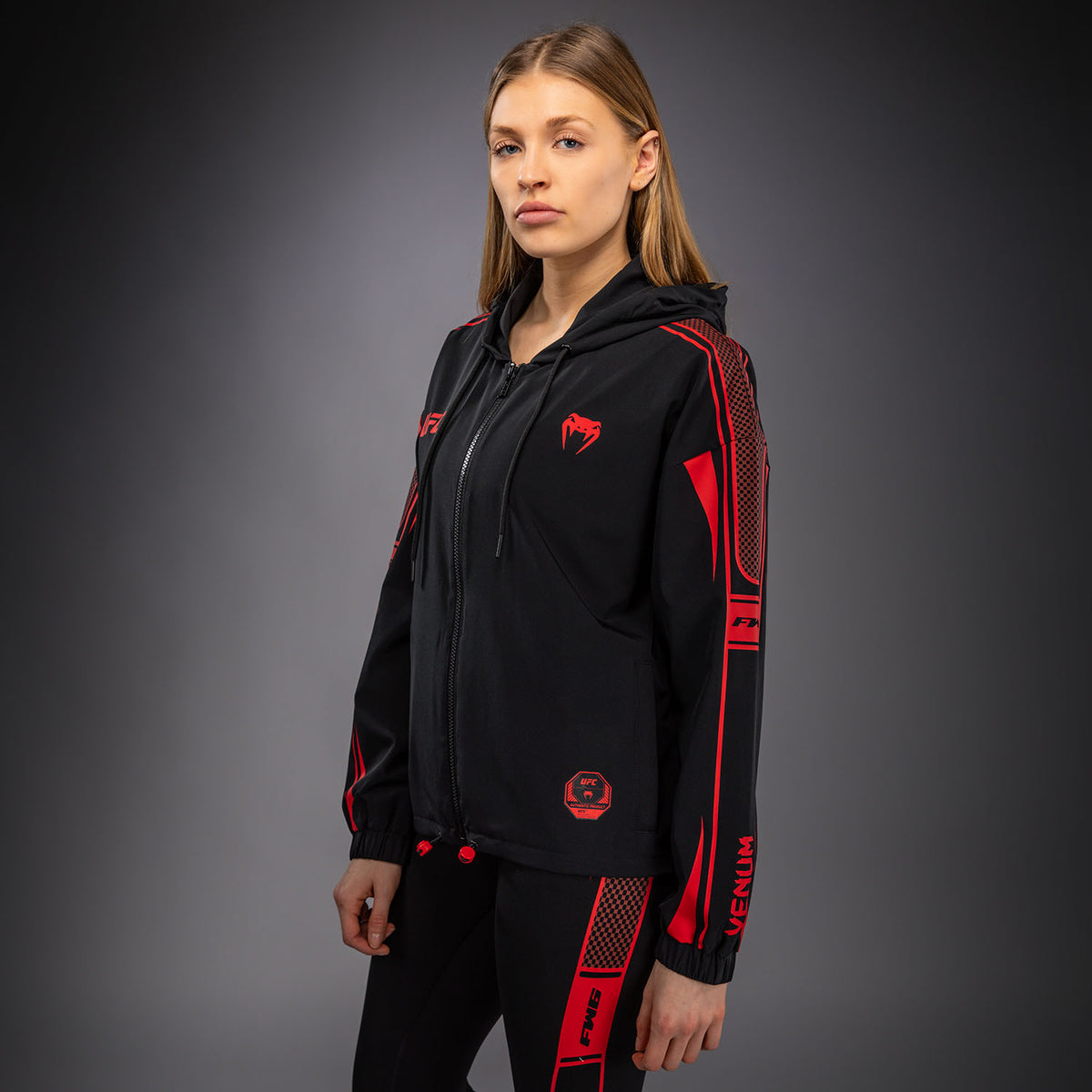 Venum UFC Unity by Venum Authentic Fight Week Women's Zip Hoodie - Black