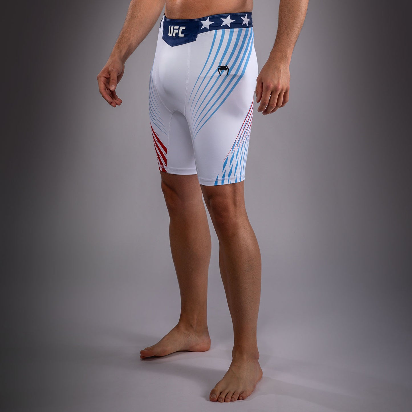 Men's UFC Freedom 250 by Venum White Custom Authentic Fight Night Vale Tudo Short