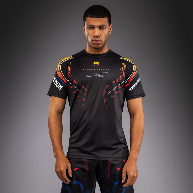 VENUM ジャージ　ウェア　Tシャツ Venum x TEKKEN 8 Dry-Tech T-Shirt Yoshimitsu - Black/Orange
