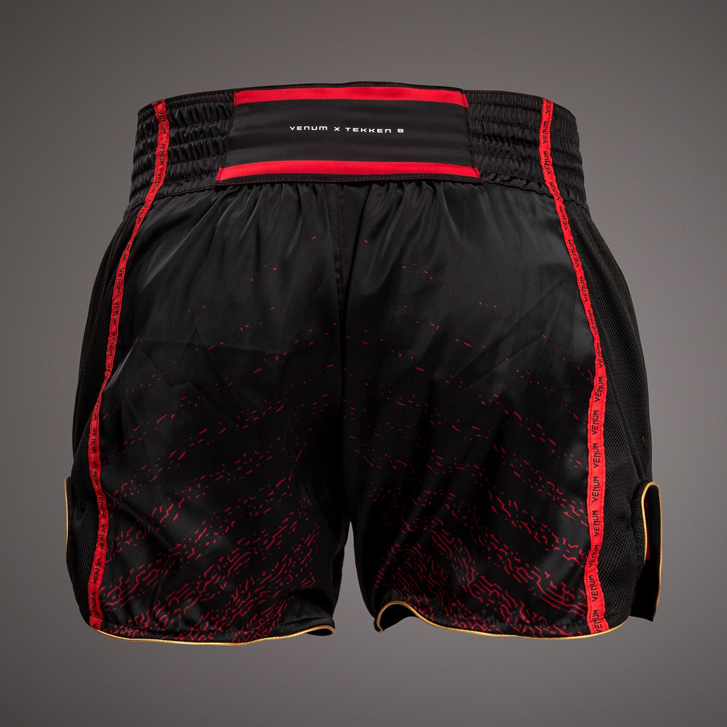 Venum x TEKKEN 8 - Marshall Law Muay Thai Shorts - Black/Red/Gold