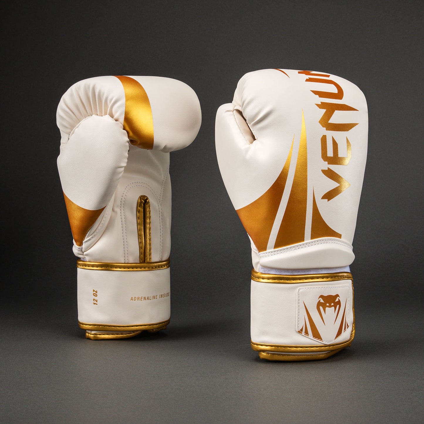 Venum Challenger 2.5 Boxing Gloves – White/Gold