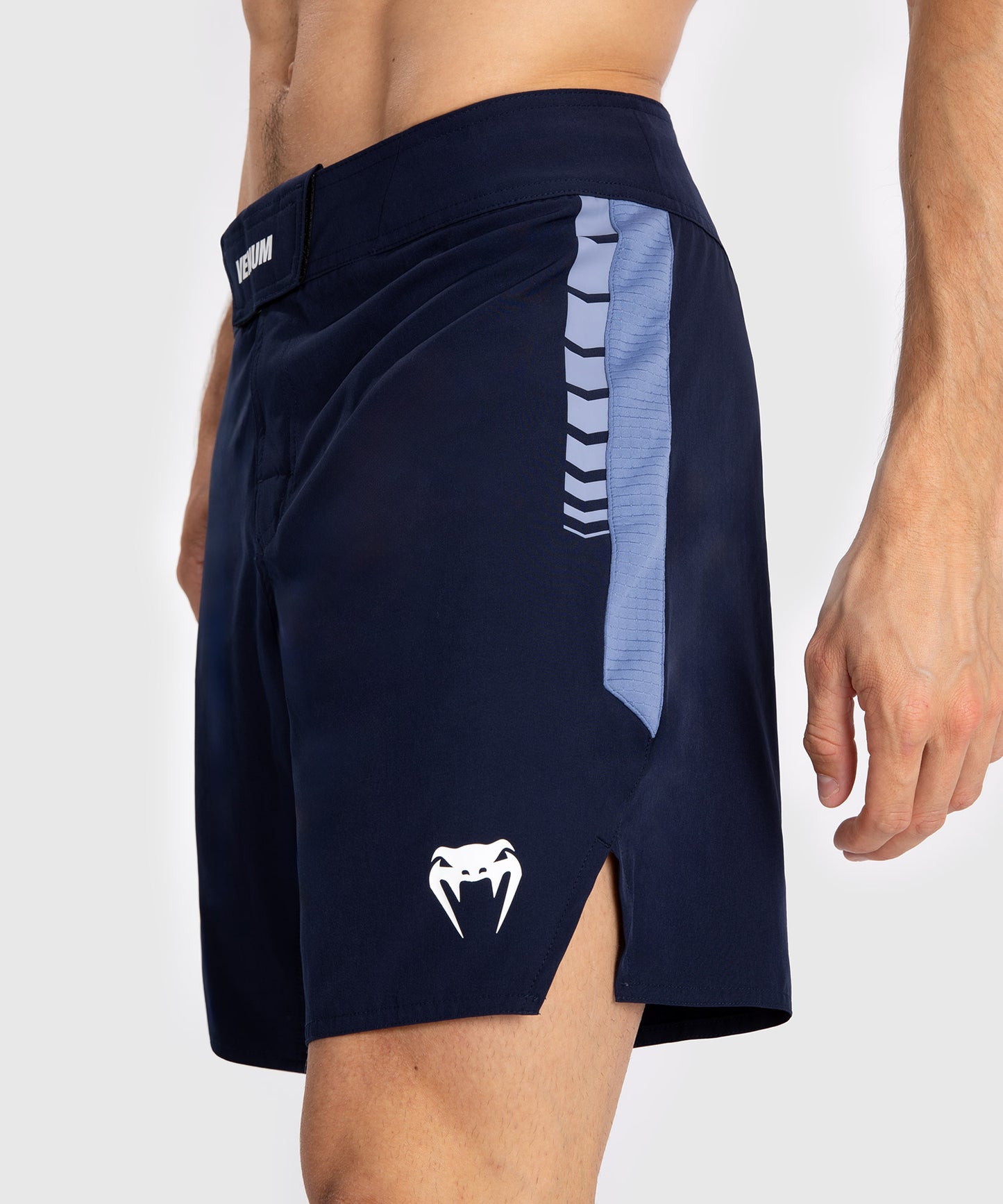 Venum Tempest Men's Fight Shorts - Navy Blue/Blue