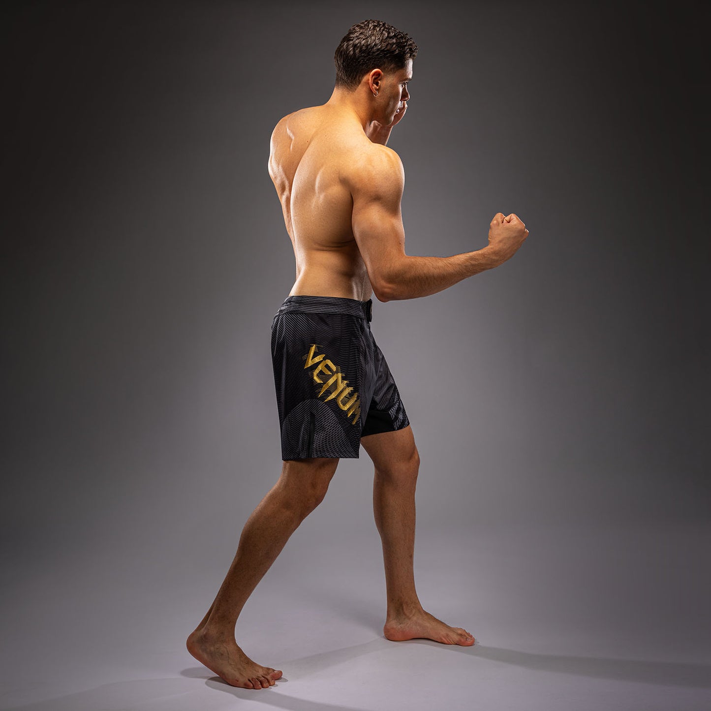 Venum Galactic 3.0 Fight Shorts - Black/Gold