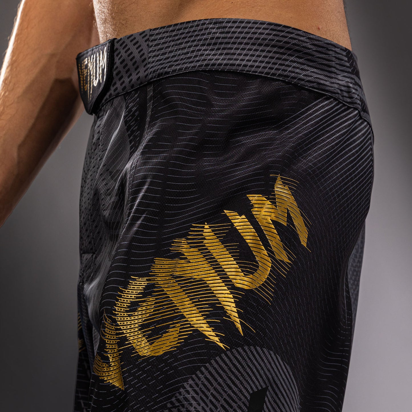 Venum Galactic 3.0 Fight Shorts - Black/Gold