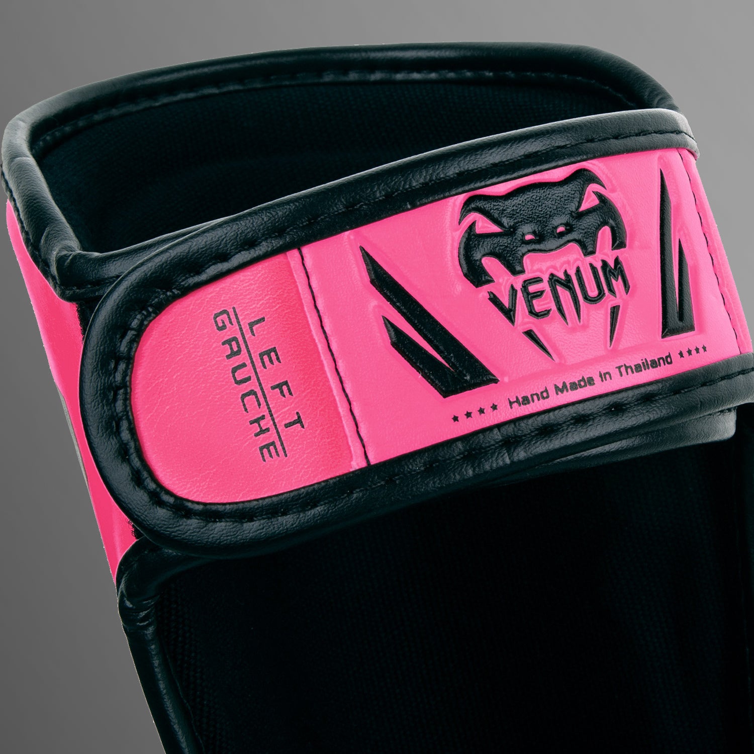 Venum Elite Shin Guards Kids - Exclusive - Pink/Black - Venum Asia