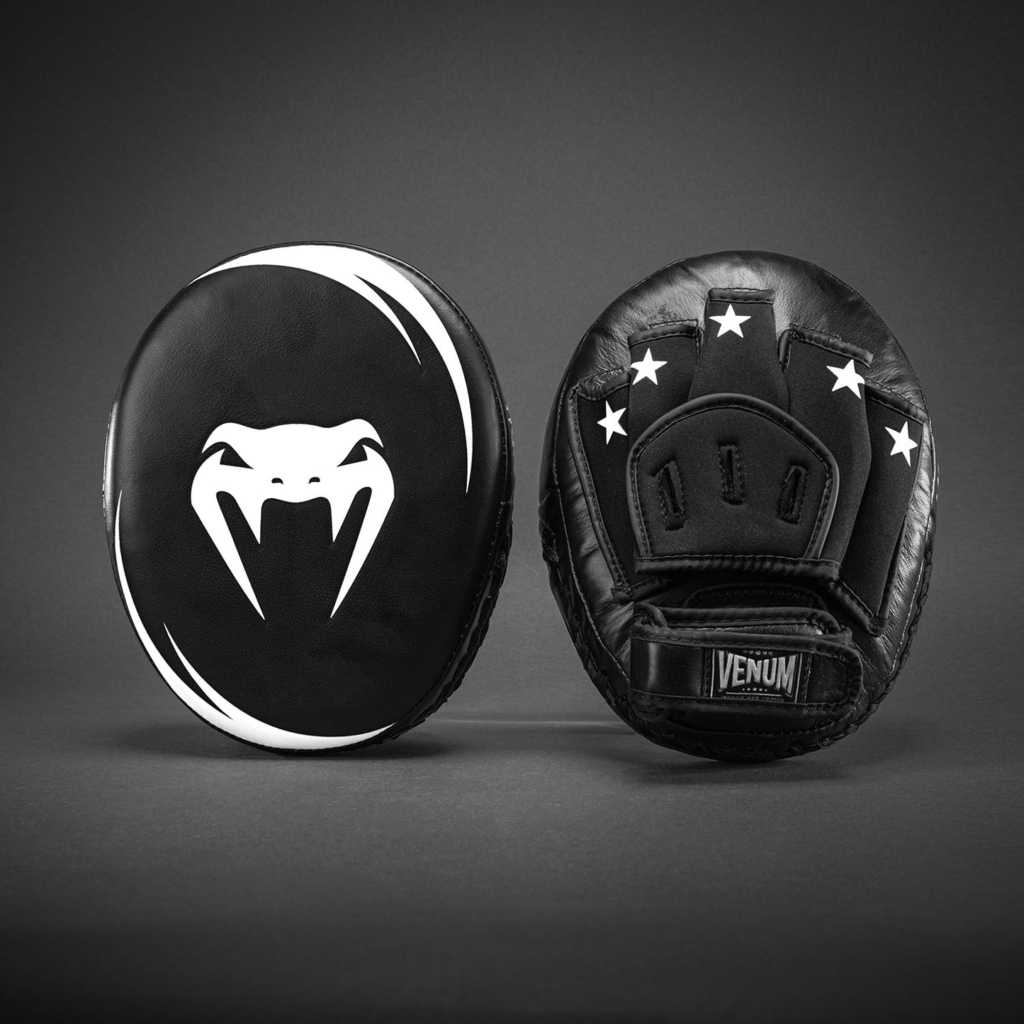 Venum Elite Focus Mitts (Pair) - Black/White