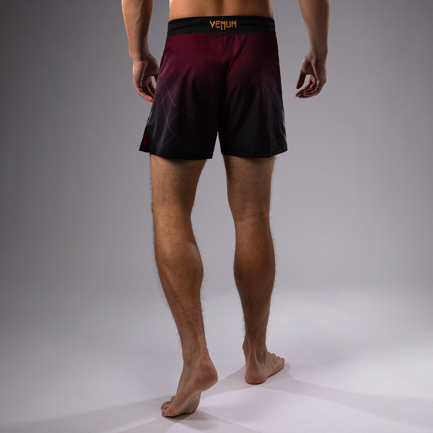Venum Tactical XT Fight short - Black/Burgundy/Gold