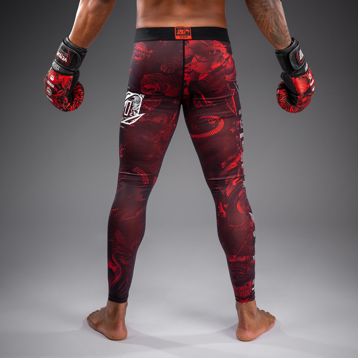 Venum 20th Anniversary Spats - Black/Red