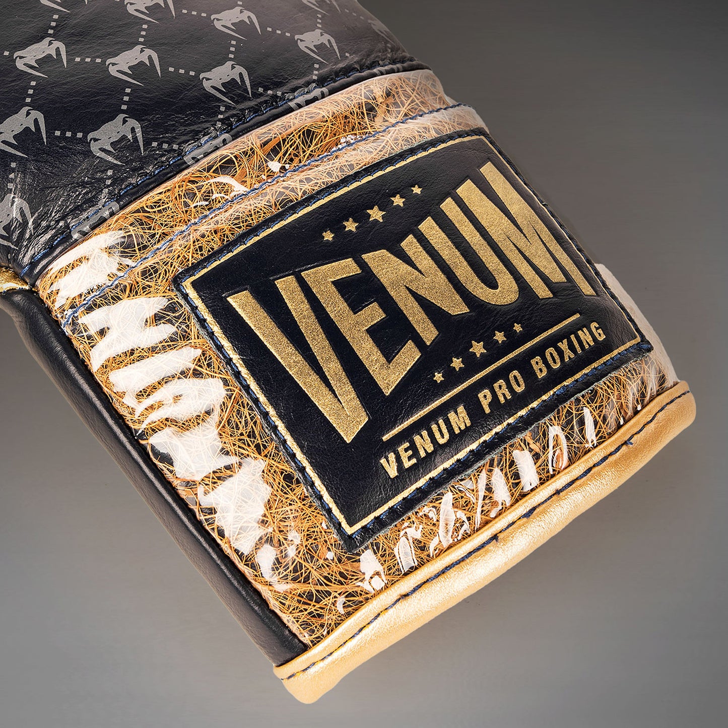 Venum Coco Monogram Pro Lace Up Boxing Gloves - State Blue