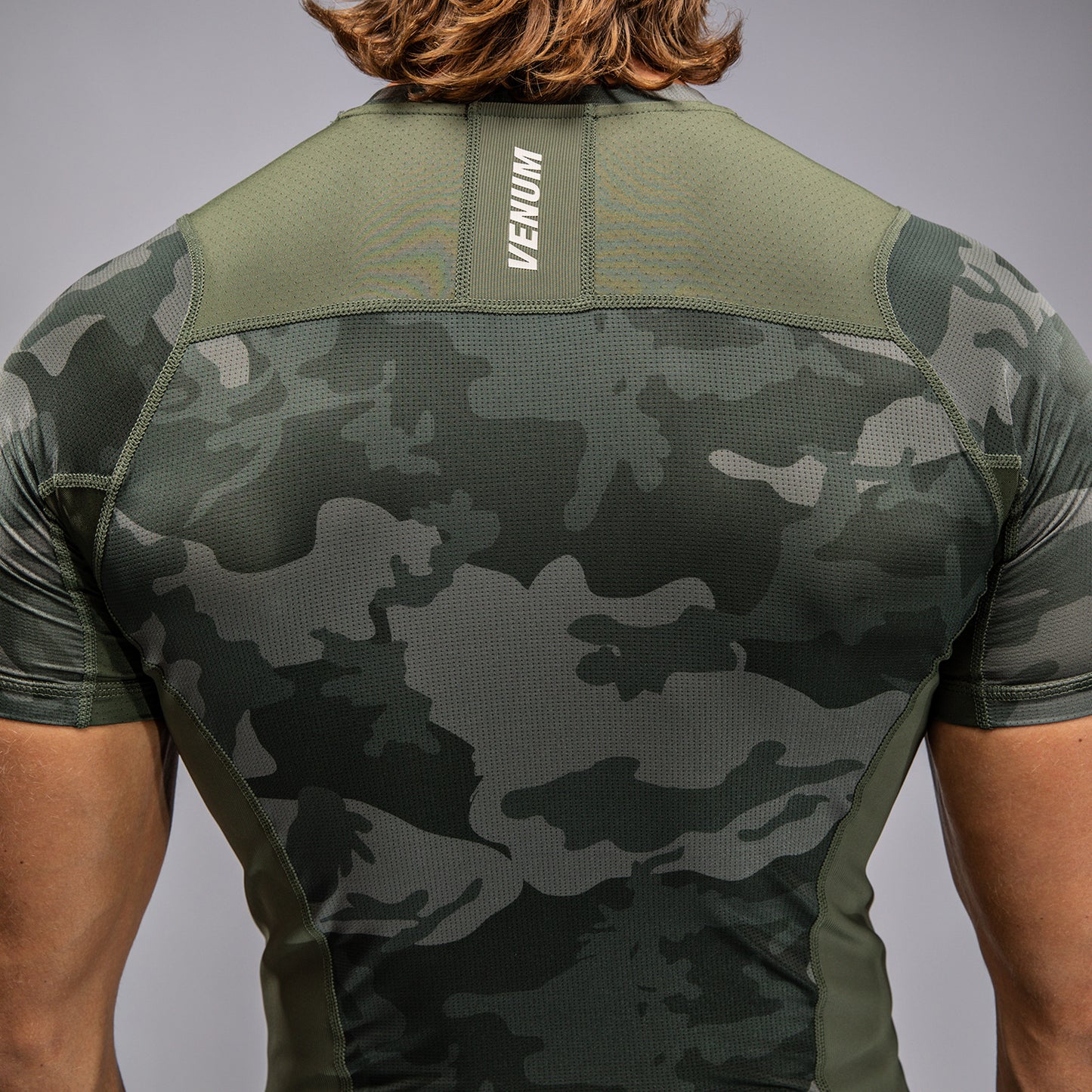 Venum G-Fit Air Men's Short Sleeve Rashguard - Army Camo
