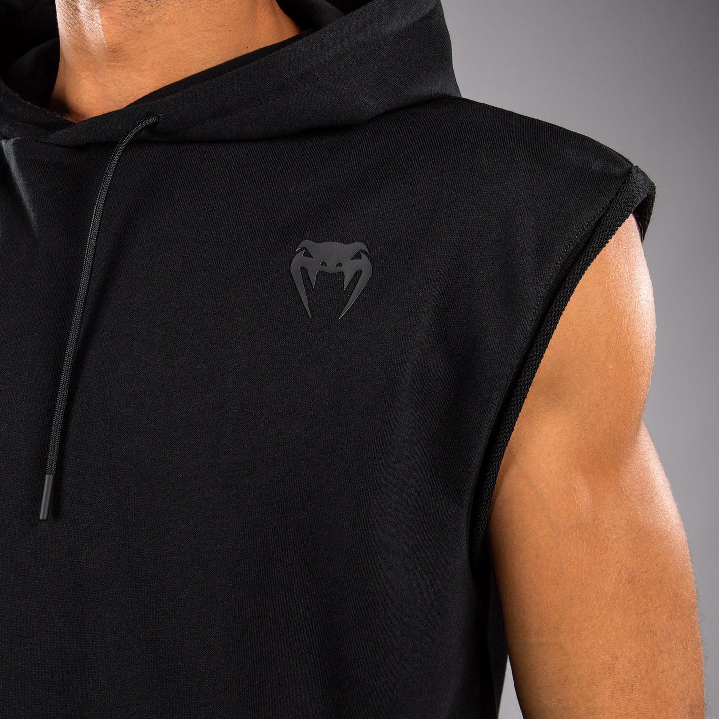 Venum Divide Sleeveless Hoodie - Black