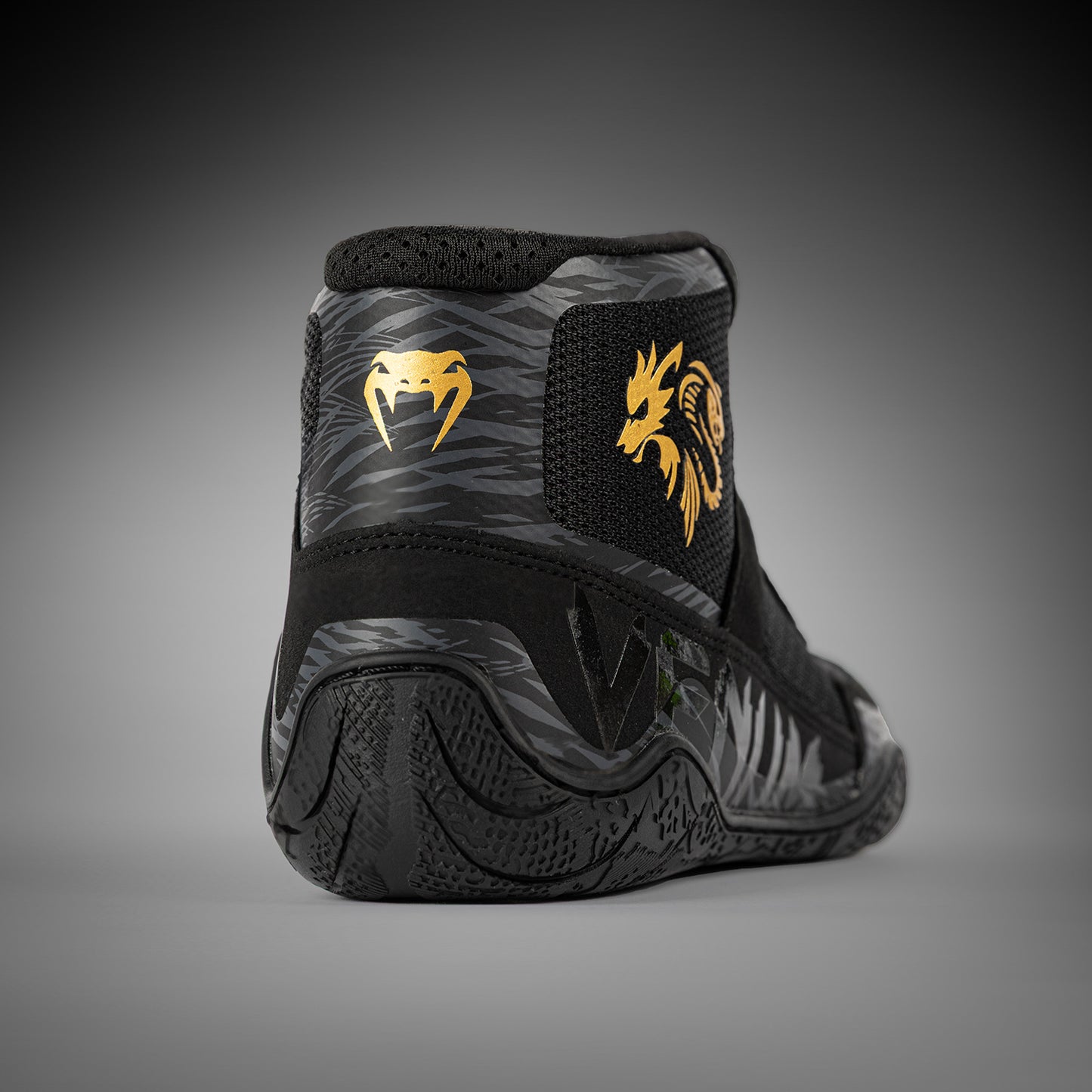 Venum x Chimaev Wrestling Shoes - Black/Grey