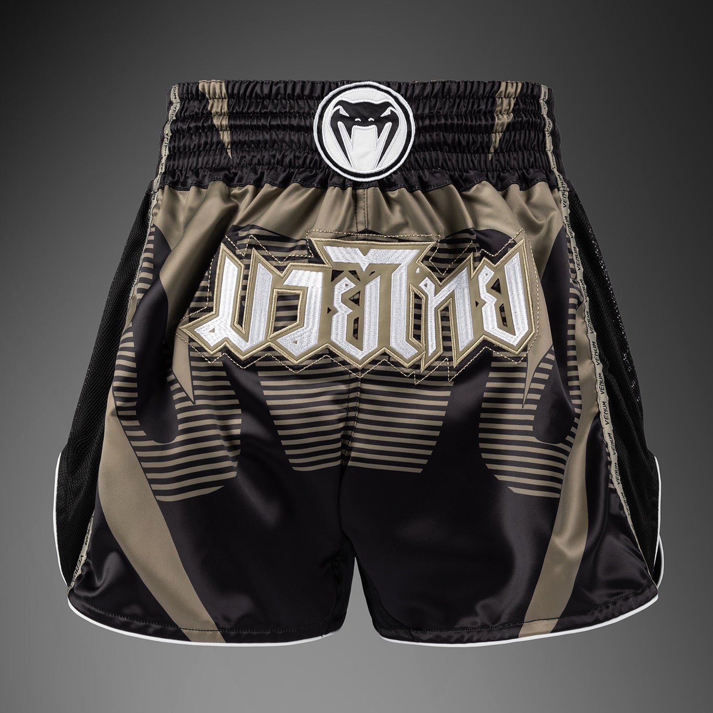 Venum Adrenaline Muay Thai Shorts - Black/Sand