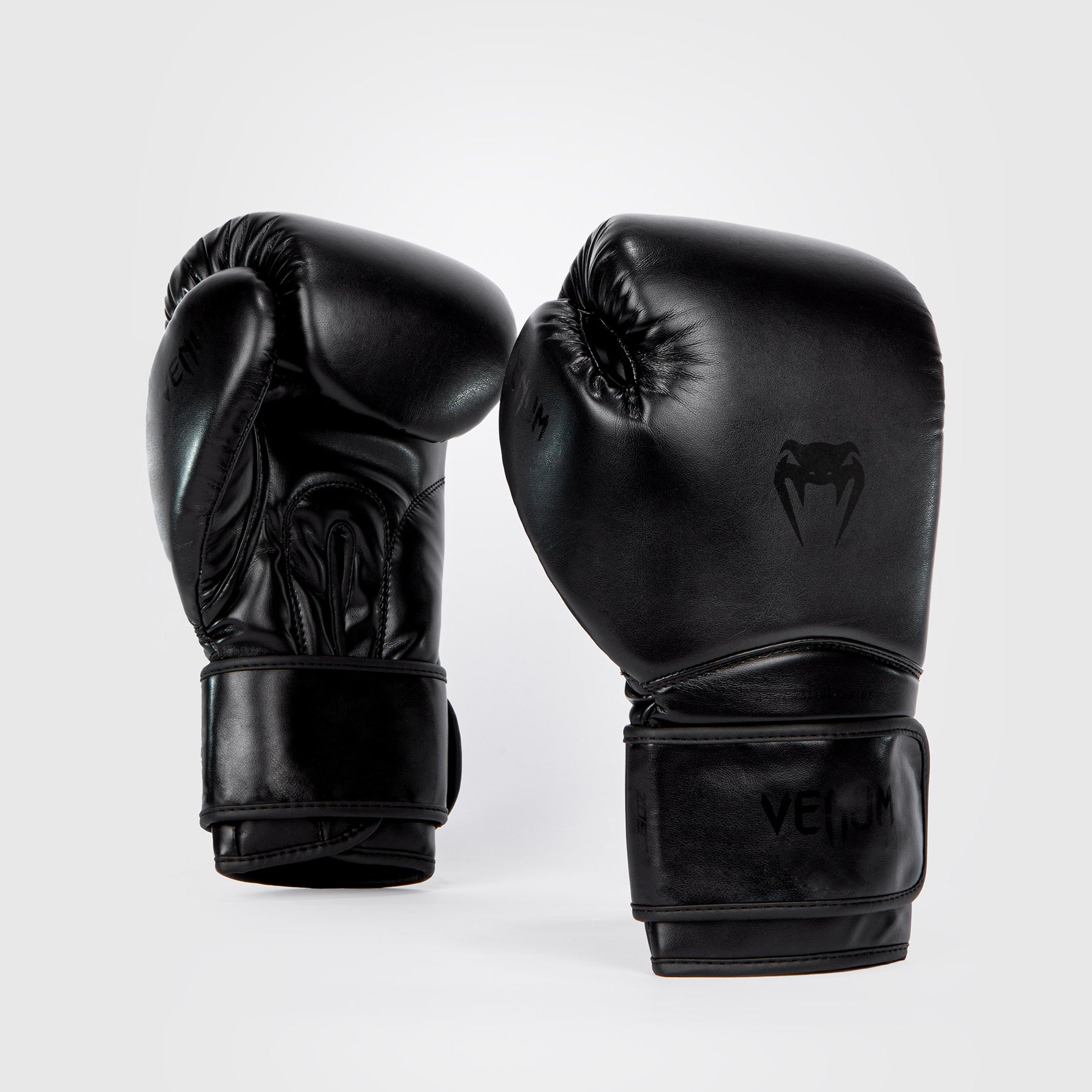 Venum Contender 1.5 Boxing Gloves - Black/Black - Venum Asia