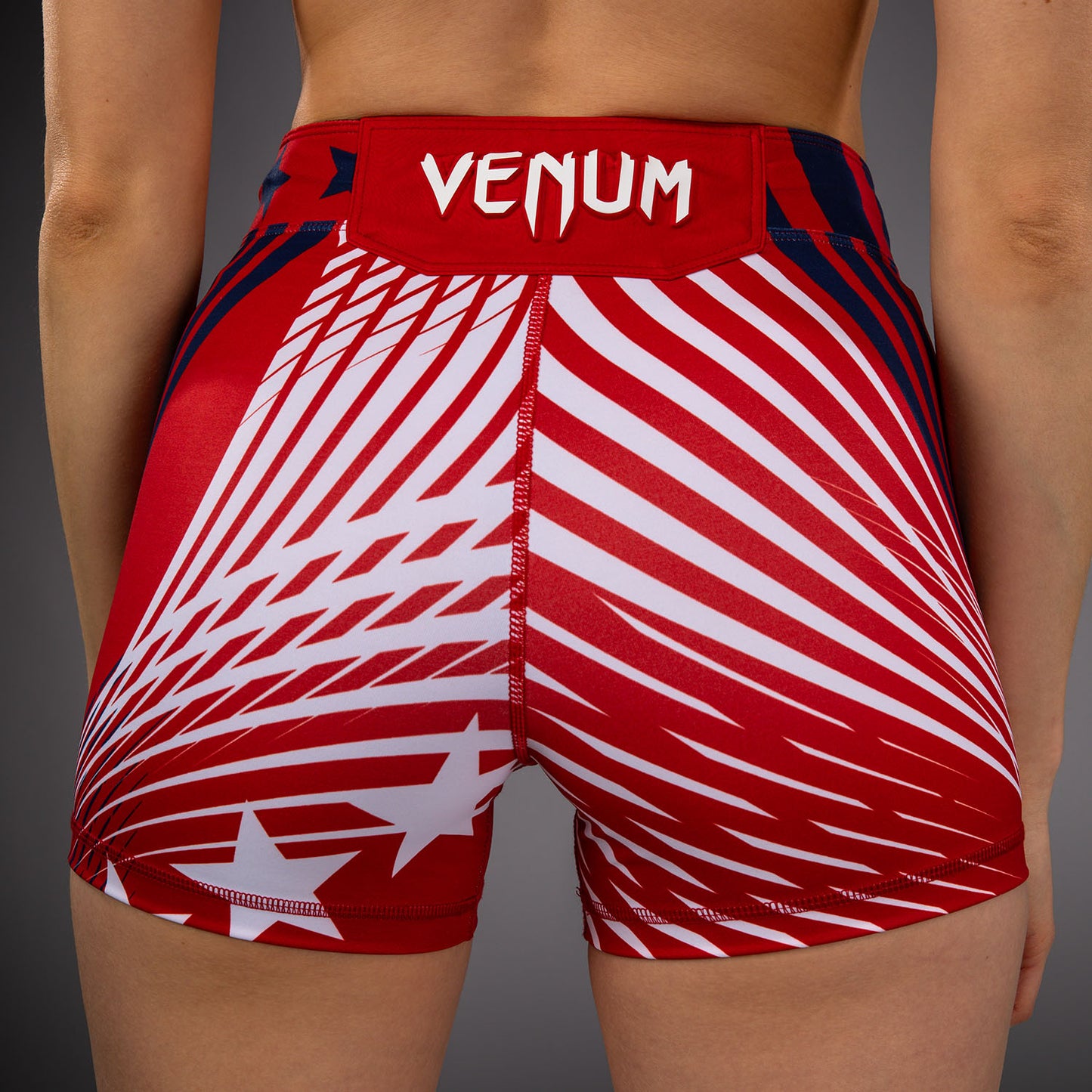 Women's Official UFC Freedom 250 by Venum Red Authentic Short Fit Vale Tudo Short