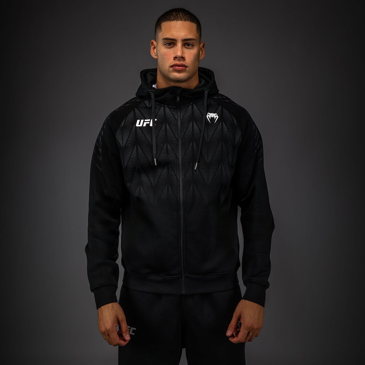 Men’s UFC Zenith by Venum Replica Black Zip Hoodie