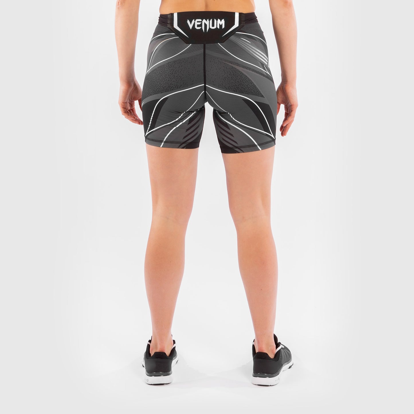 UFC Venum Authentic Fight Night Women's Vale Tudo Shorts - Long Fit - Black