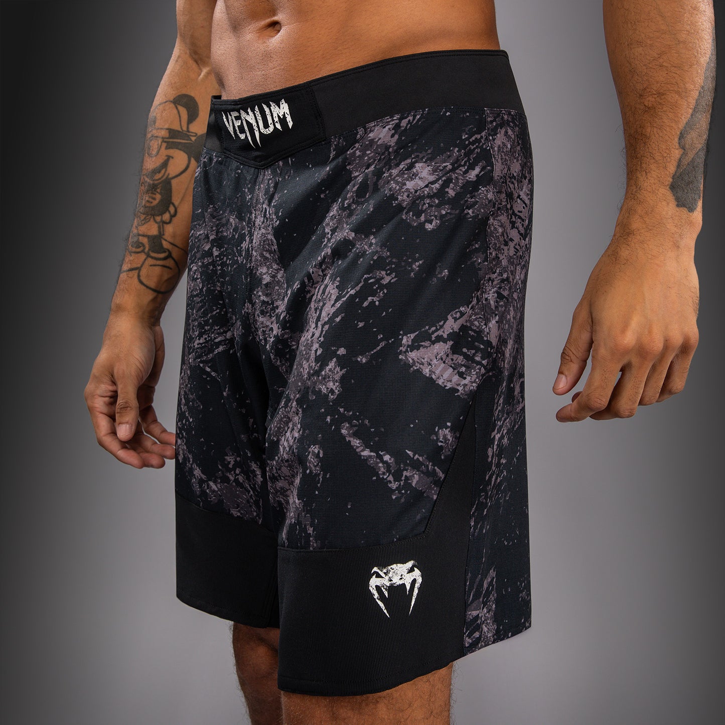 Venum Rage & Workout Fight Shorts - Black/Grey