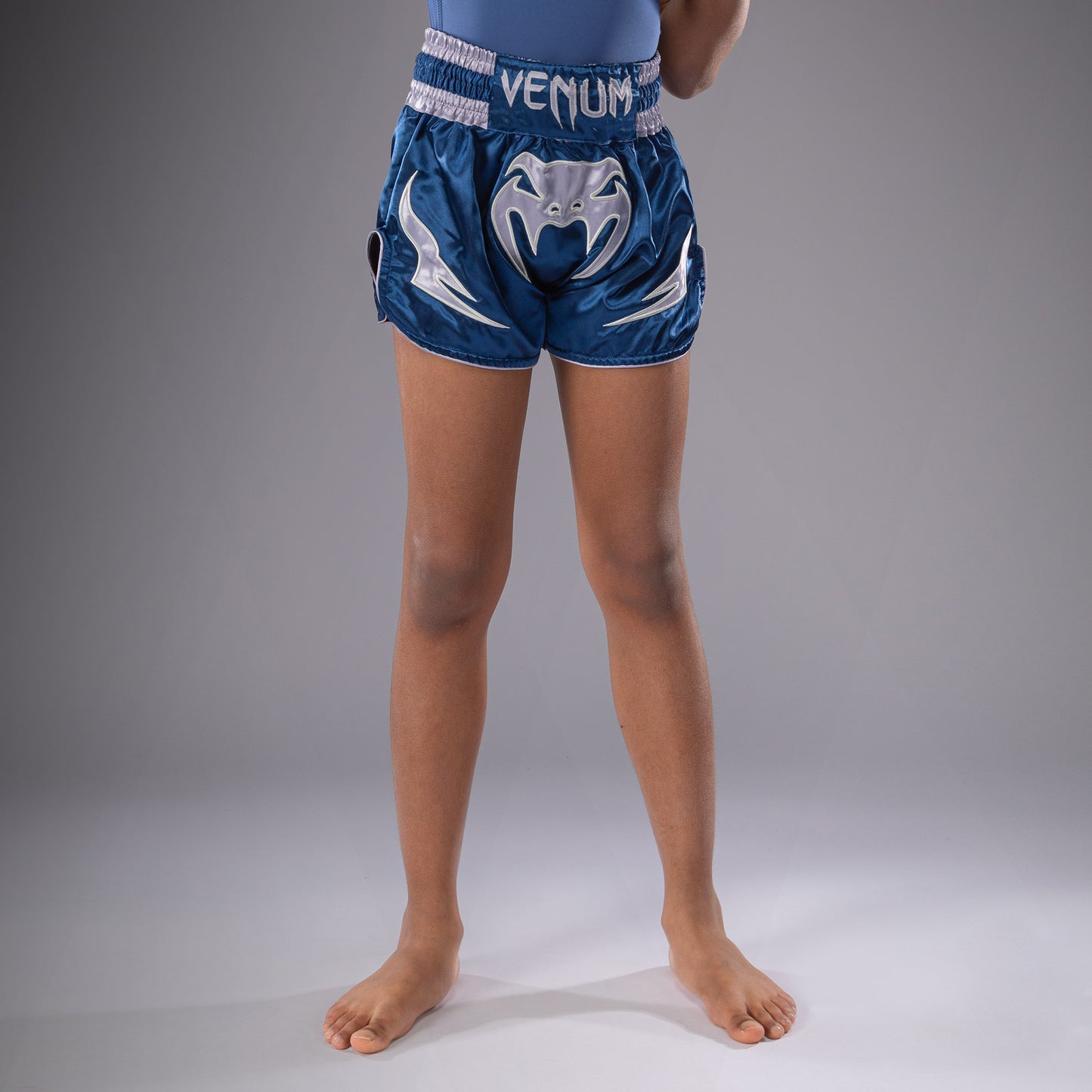 Venum Inferno Kids Thai Shorts - Royal Blue