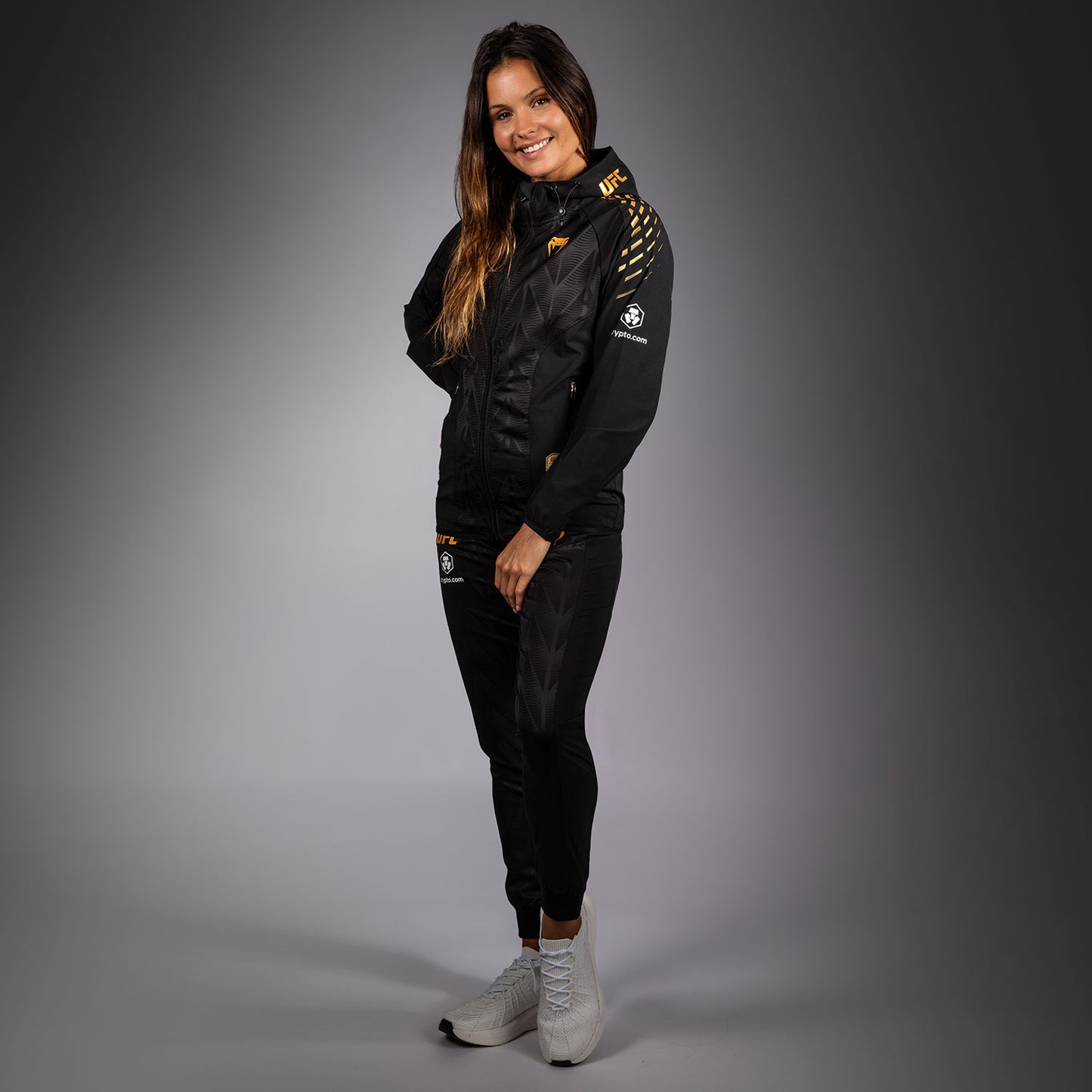 Women's UFC Zenith by Venum Champion Authentic Fight Night Walkout Hoodie