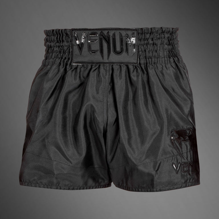 Muay Thai Shorts Classic Venum - Black/Black - Venum Asia