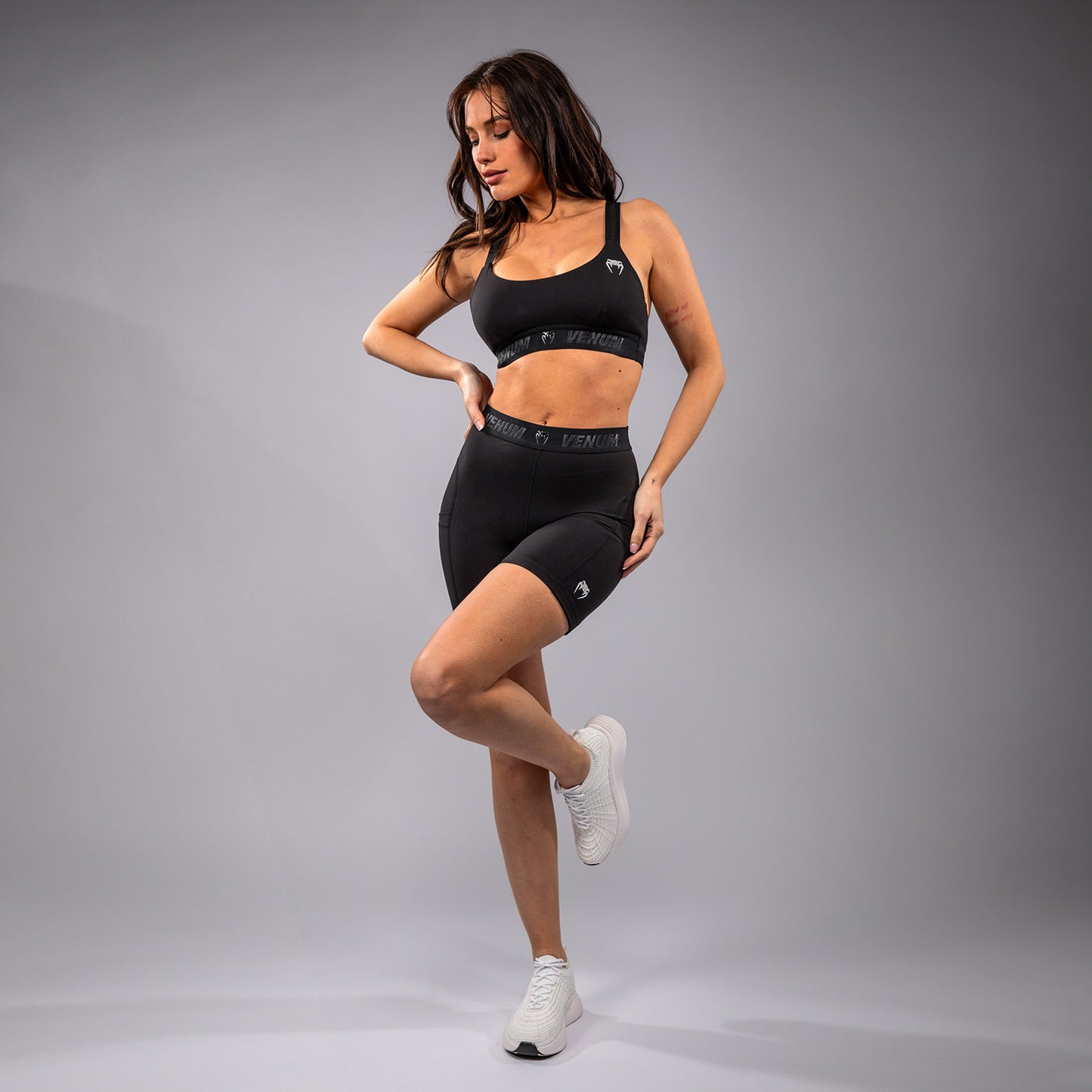 Venum Elevate Women Long ValeTudo Shorts- Black