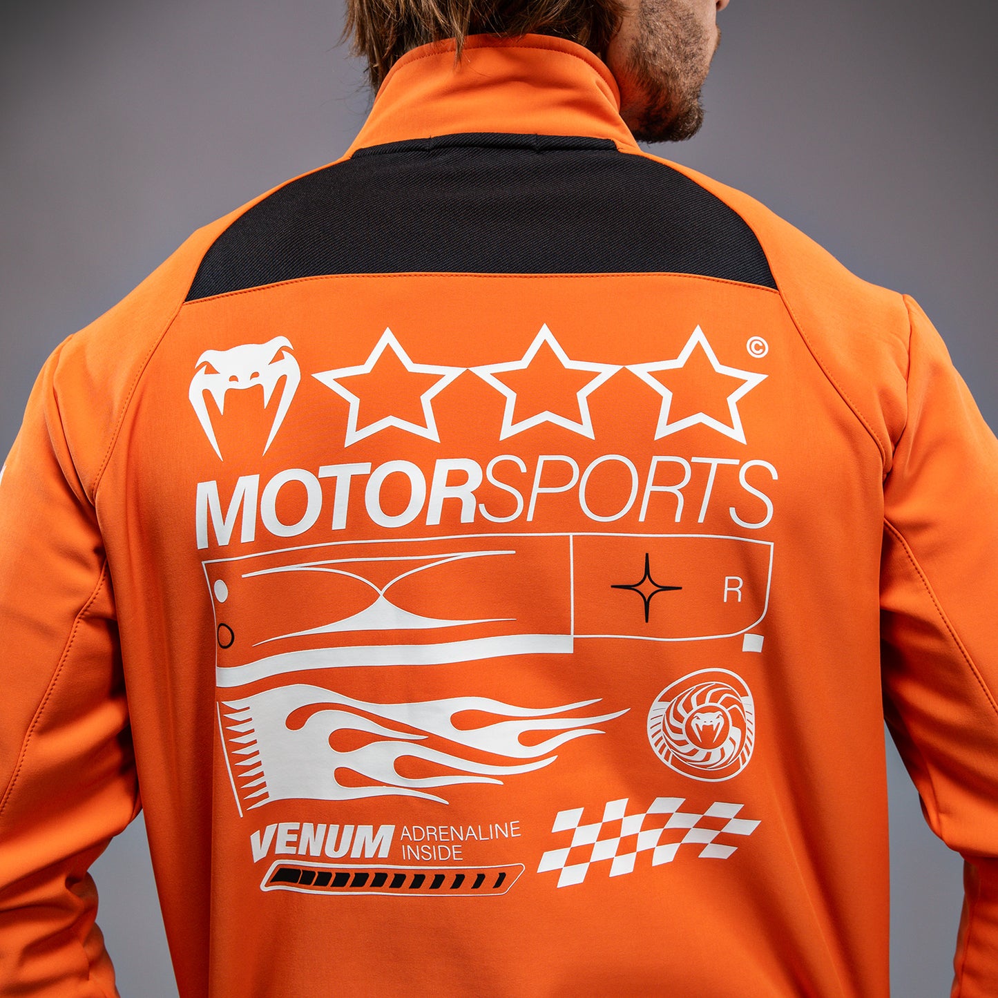 Venum Motorsport Softshell Jacket - Tangerine