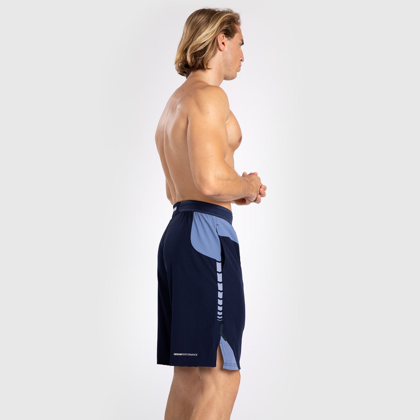 Venum Tempest Men's Training Shorts - Navy Blue/Blue