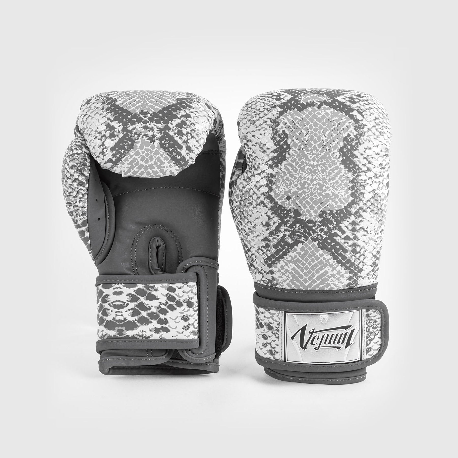 Venum Impact White Snake Boxing Gloves - White - Venum Asia