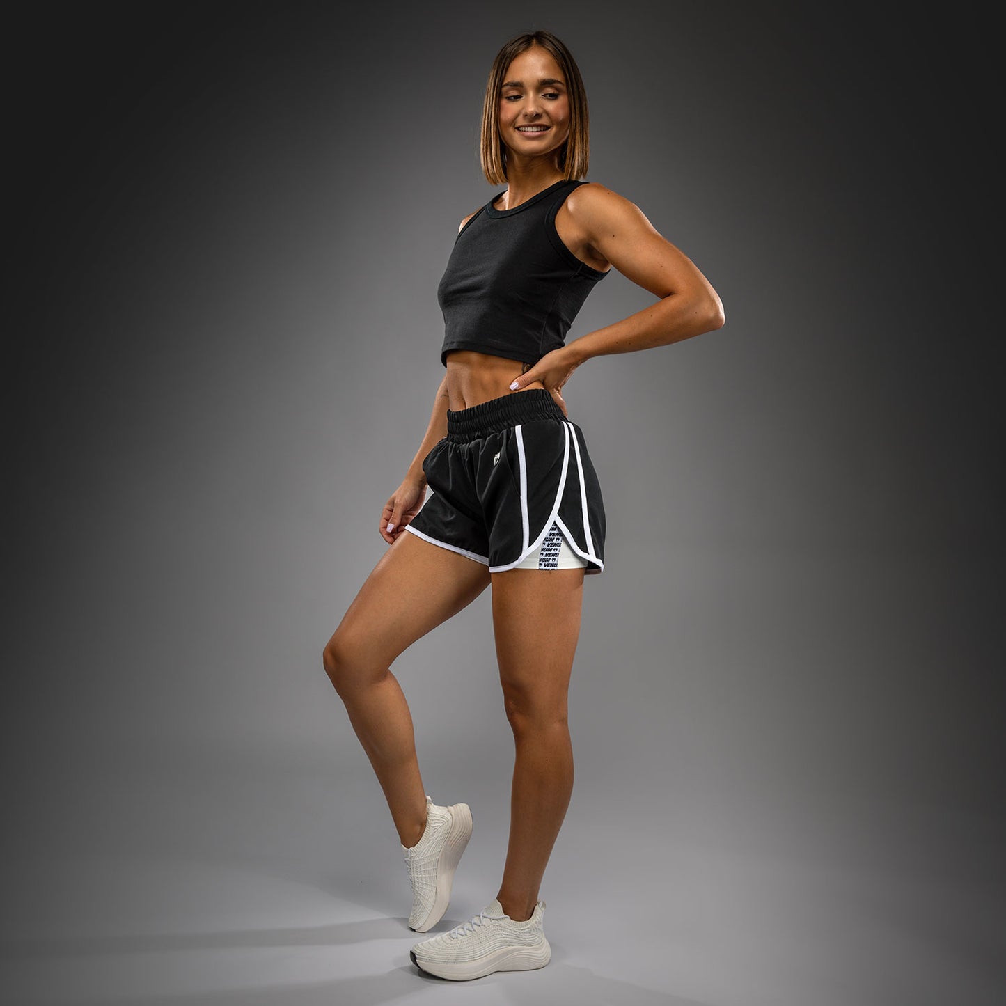 Venum Twilight Training Shorts - Black/White