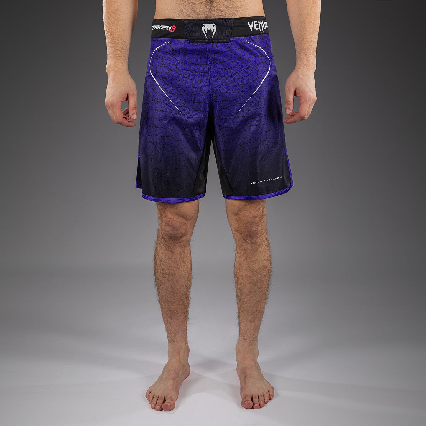 Venum x TEKKEN 8 Fight Shorts - Kazuya - Black/Purple