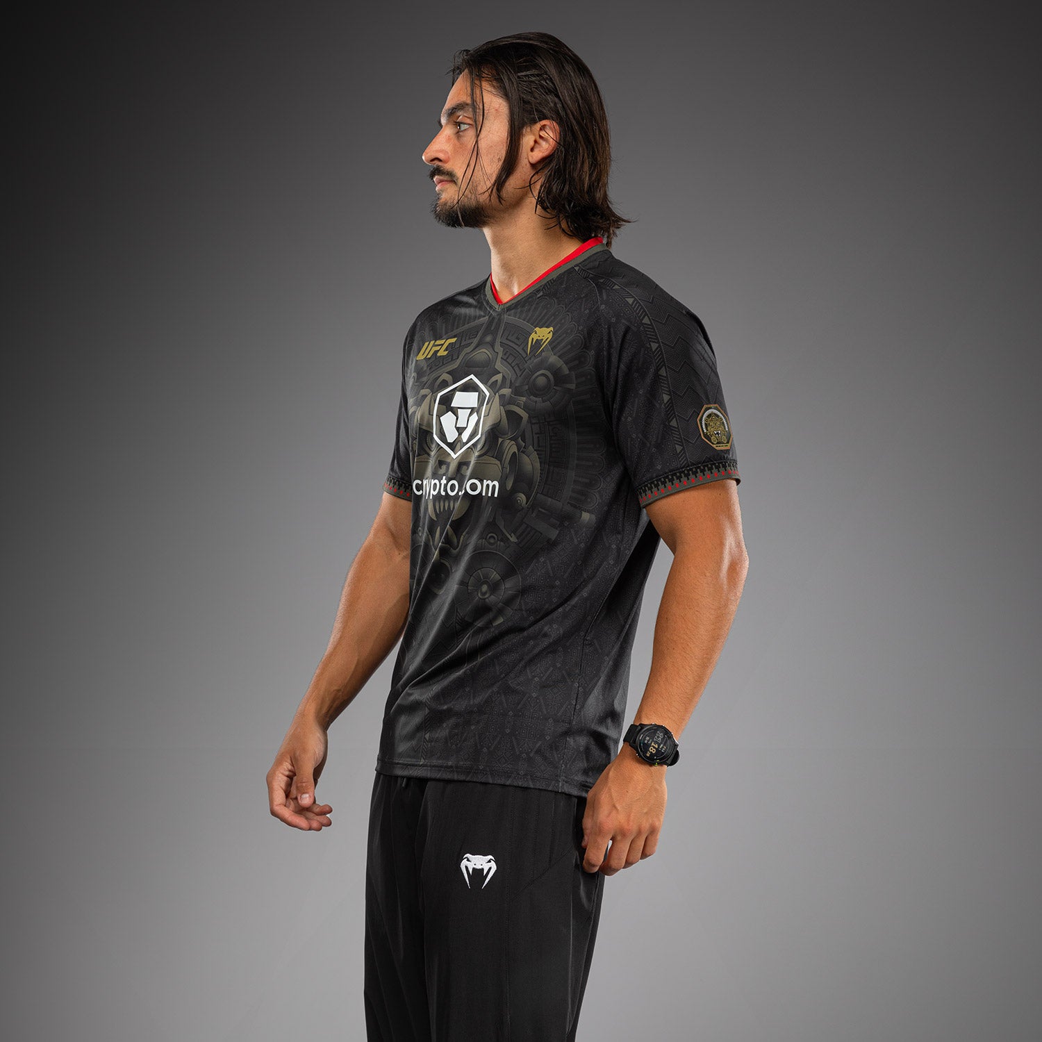本物 Authentic NOCHE UFC VENUM ジャージーLサイズ Men's Noche UFC 2.0 by Venum Black Authentic Fight Night Walkout