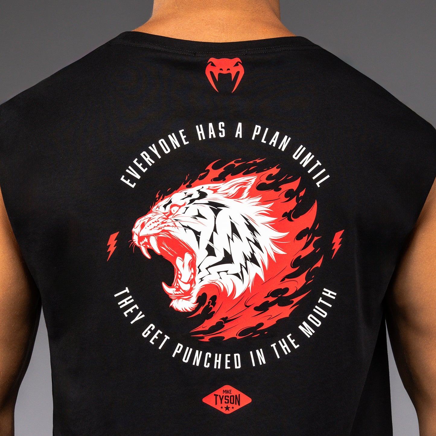 Venum x Mike Tyson Tiger Sleeveless T-Shirt - Deep Black