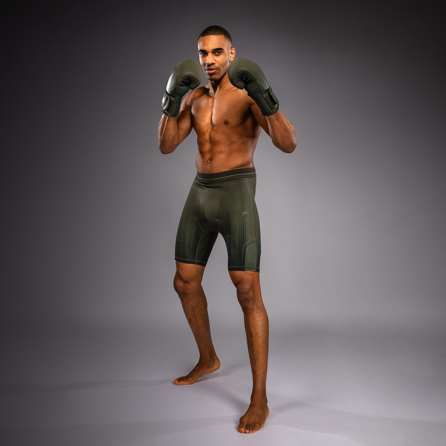 Venum Stealth Vale Tudo Shorts - Khaki/Dark Green
