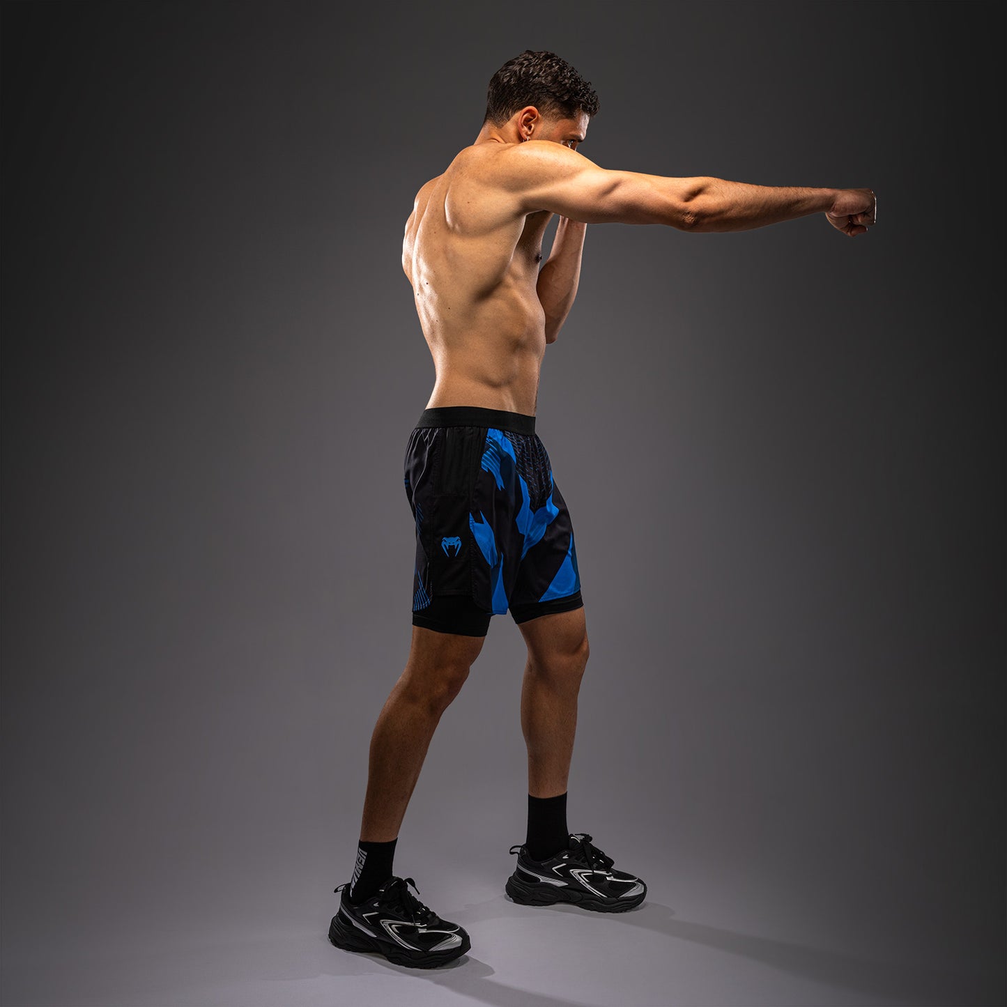 Venum No-Gi 6.0 Training Shorts - Black/Blue