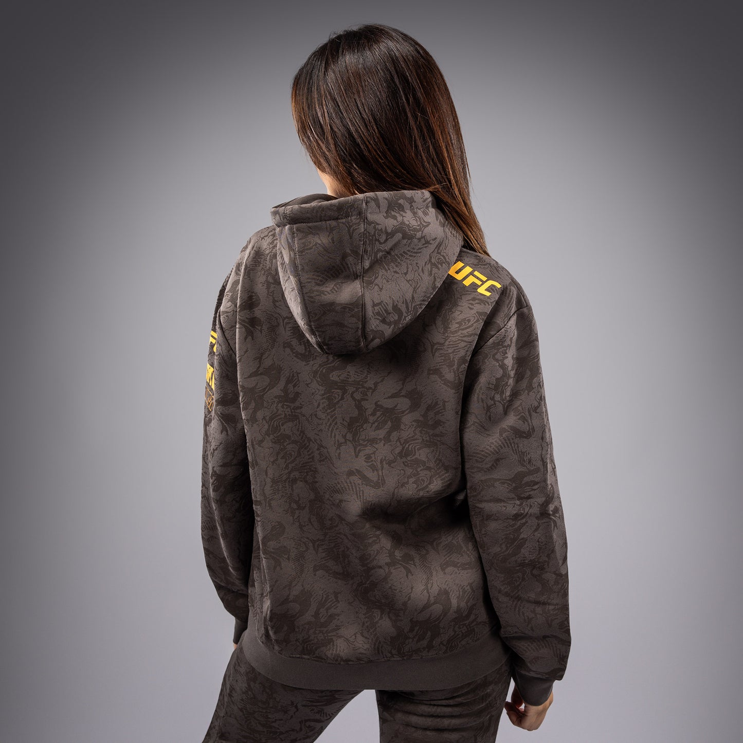 UFC Fusion by Venum Fight Week Women’s Pullover Hoodie - Earthen Brown