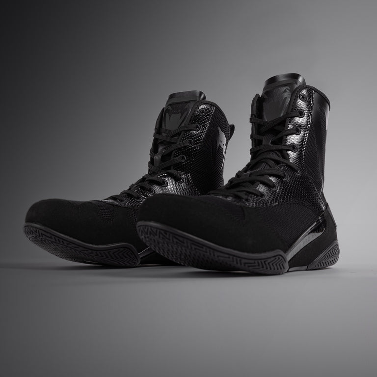 Venum Elite Boxing Shoes - Black - Venum Asia