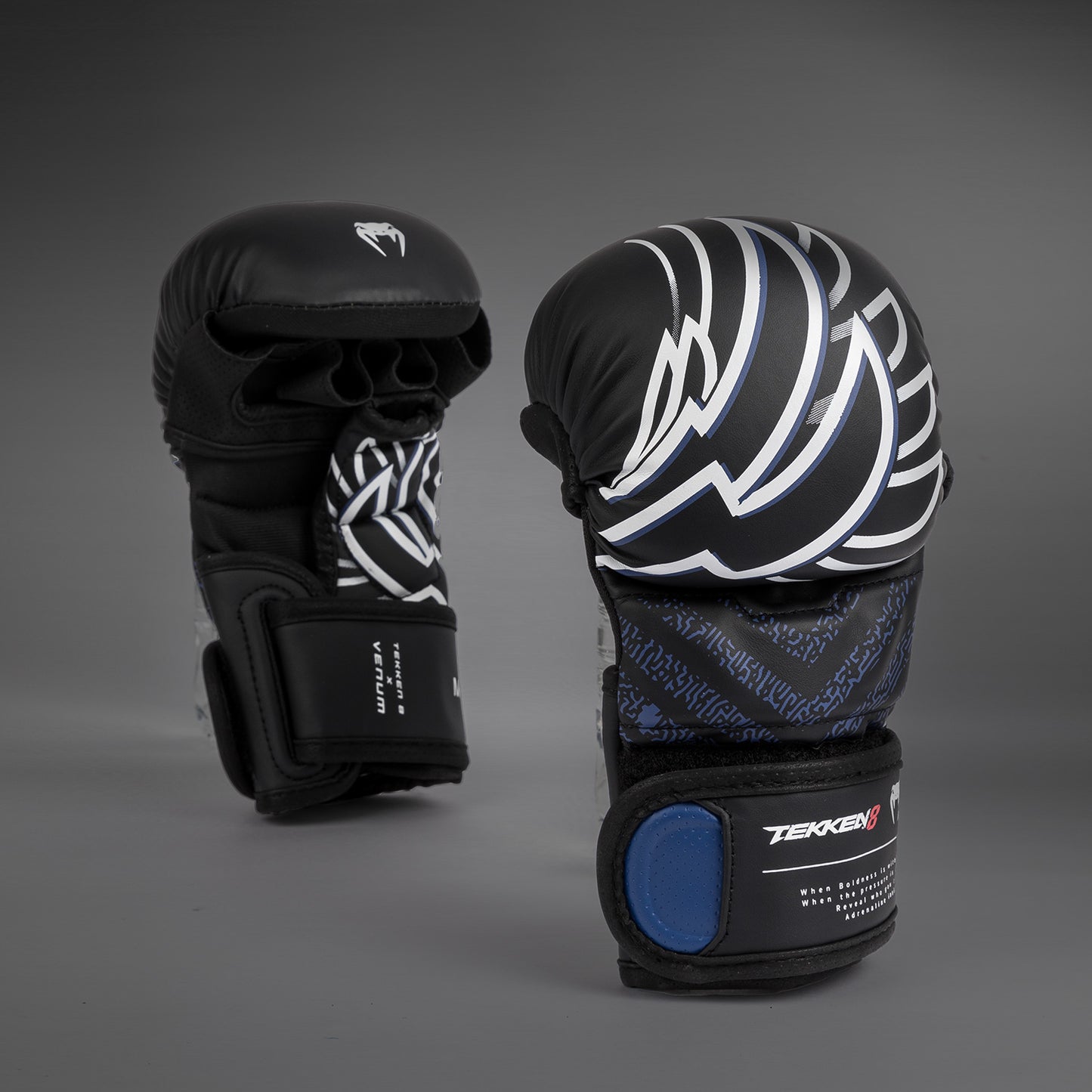 Venum x TEKKEN 8 - Jin Kazama MMA Sparring Gloves - Blue/Black/White
