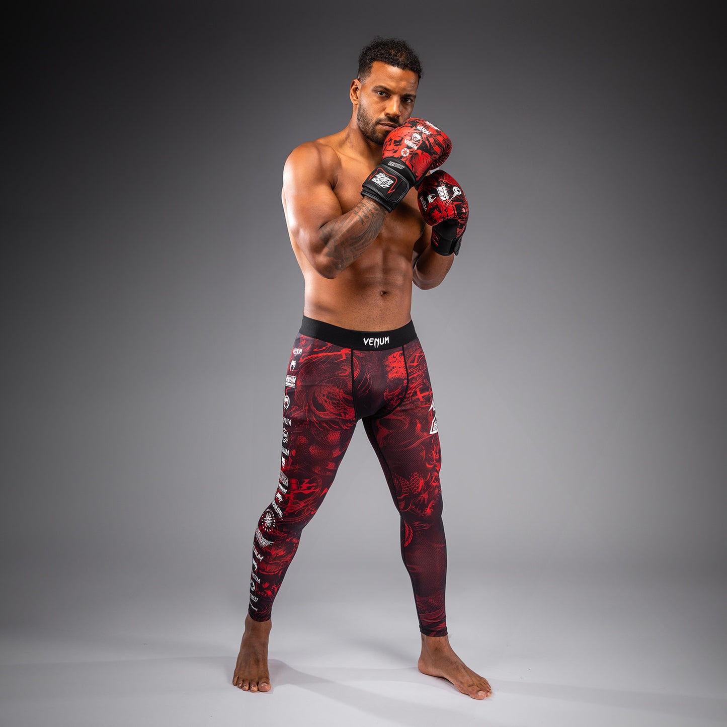 Venum 20th Anniversary Spats - Black/Red
