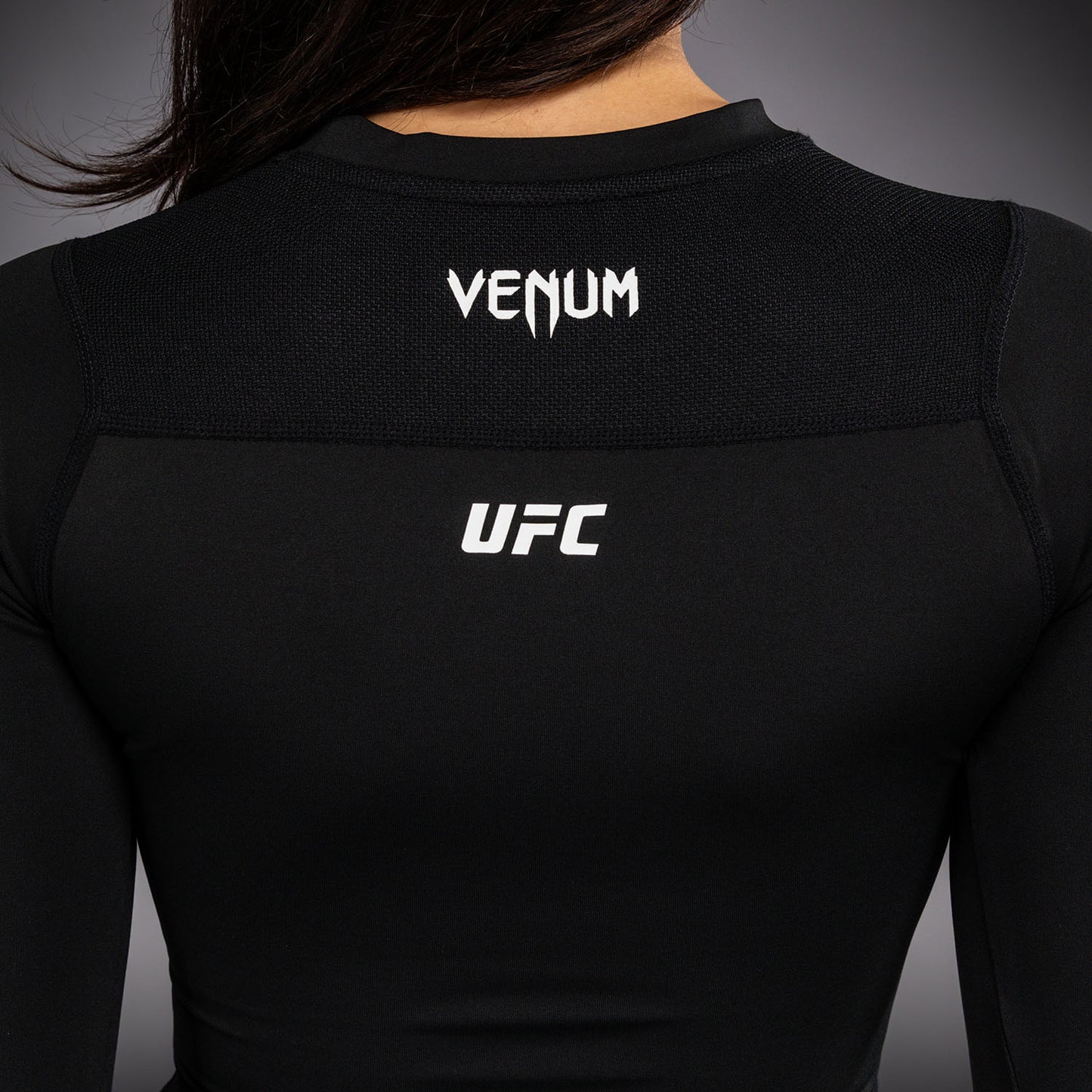 Venum UFC Unity by Venum Authentic Fight Week Women's Performance Long Sleeve Rashguard - Black