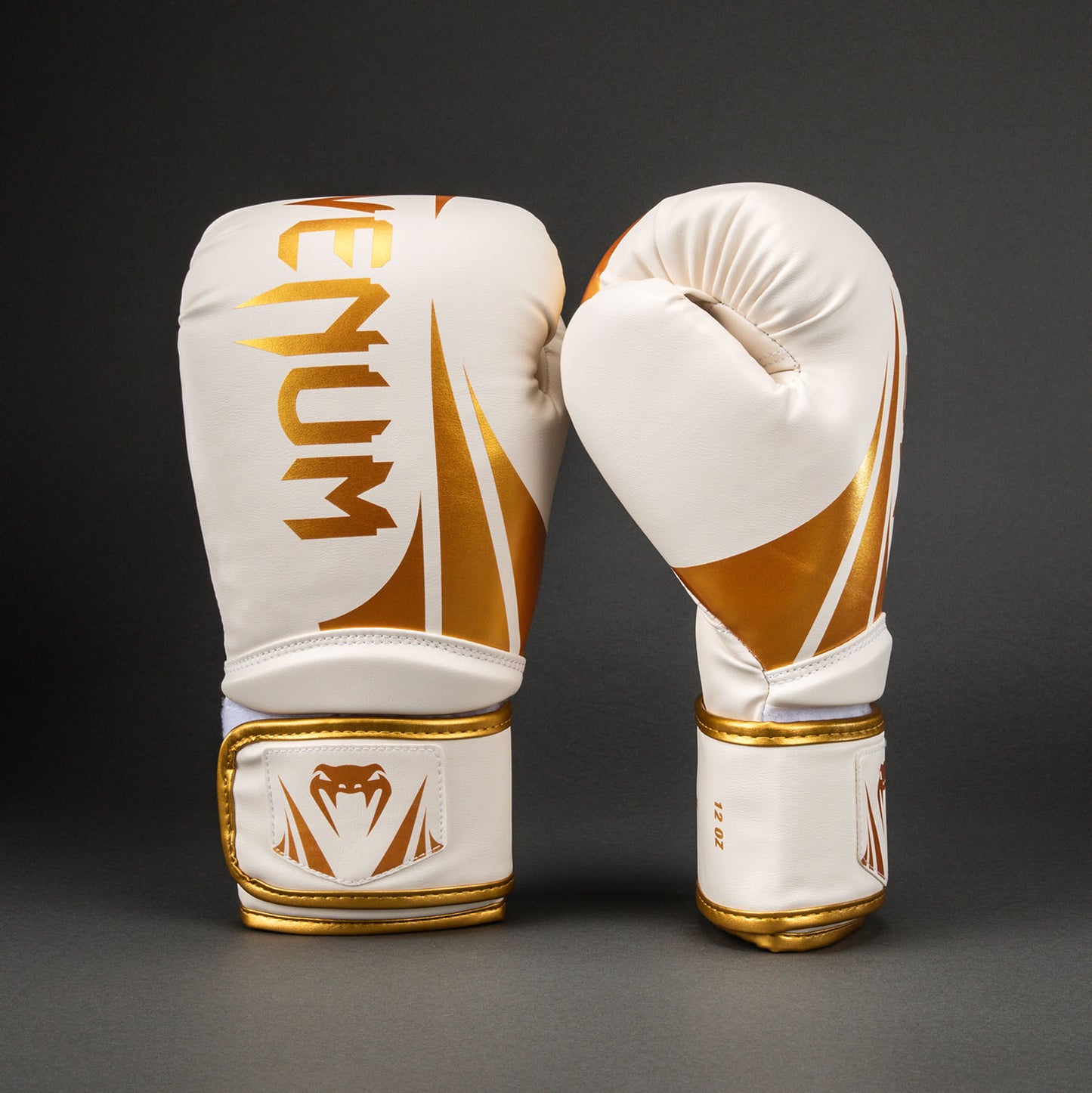 Venum Challenger 2.5 Boxing Gloves – White/Gold
