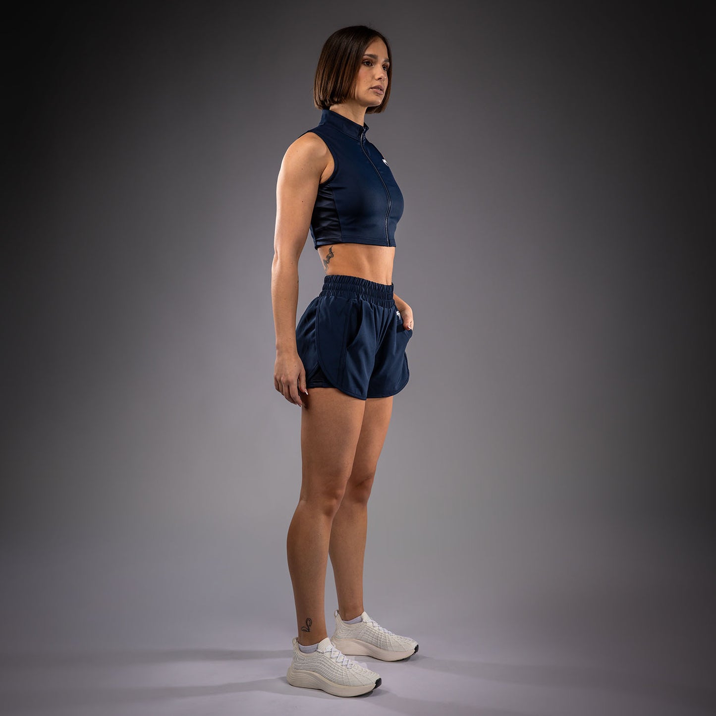 Venum Sculpt Shape Women's Training Shorts - Navy Blue