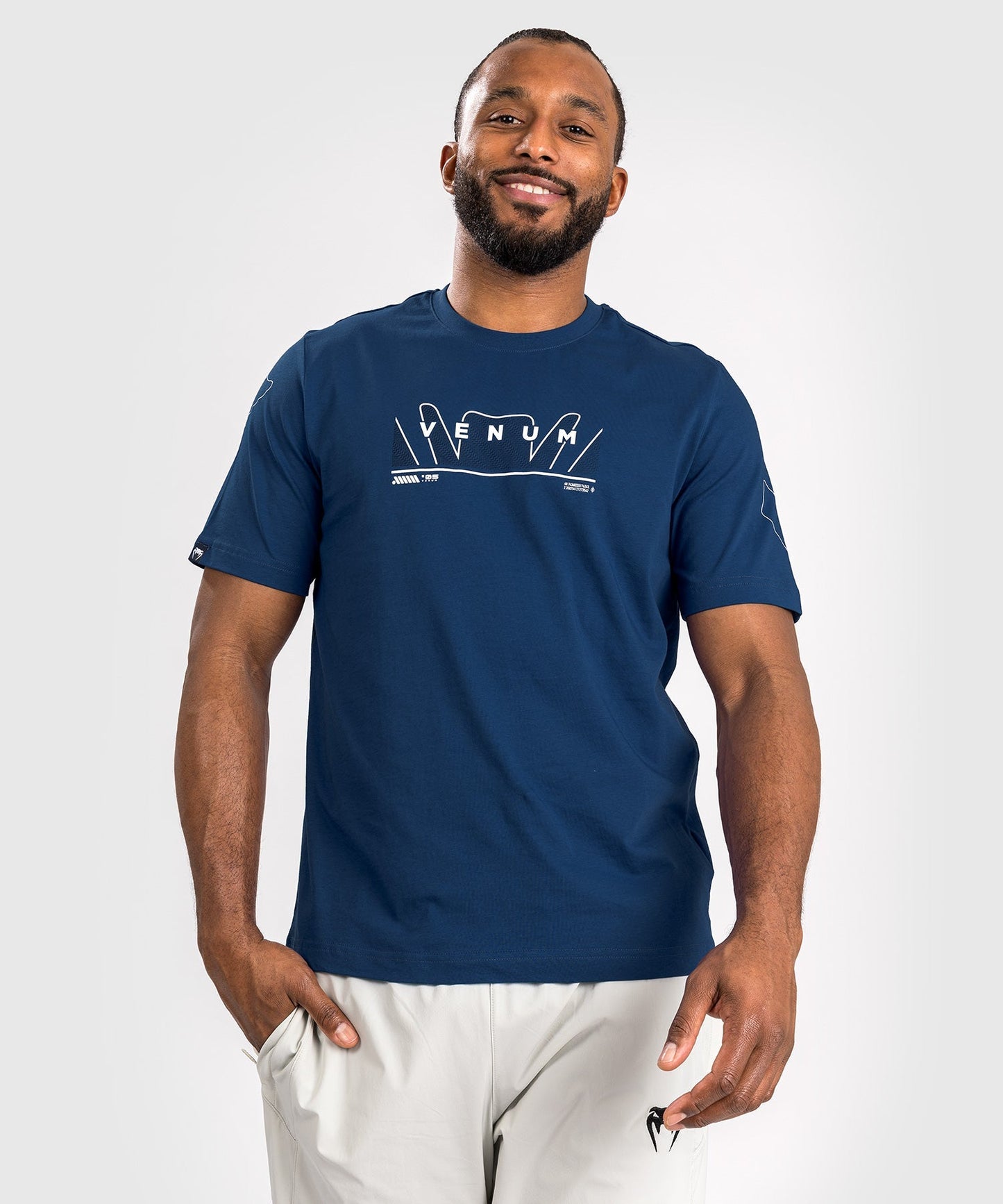 Venum Snake Print T-Shirt - Blue navy