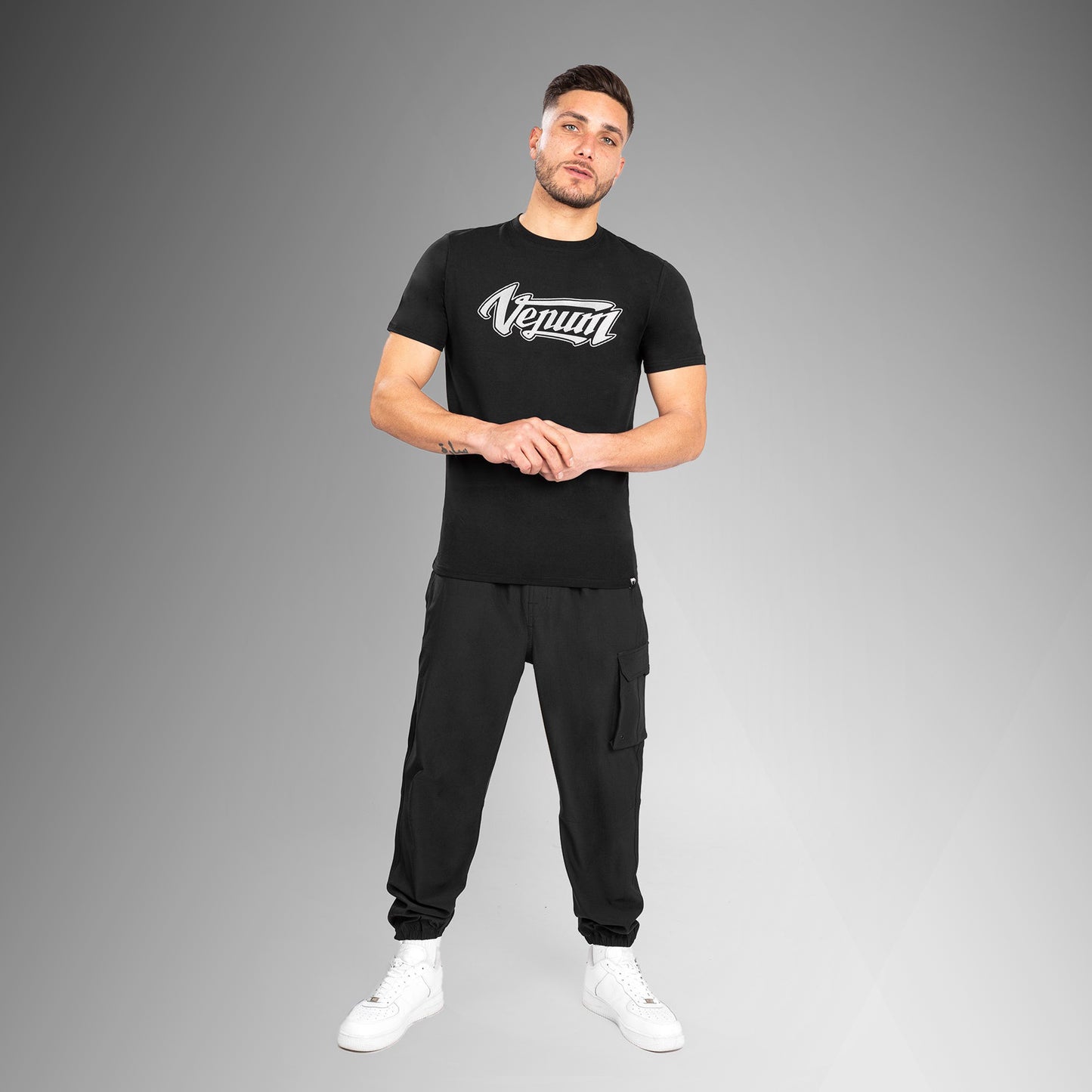 Venum Absolute 2.0 Adjusted Fit T-shirt - Black/Silver