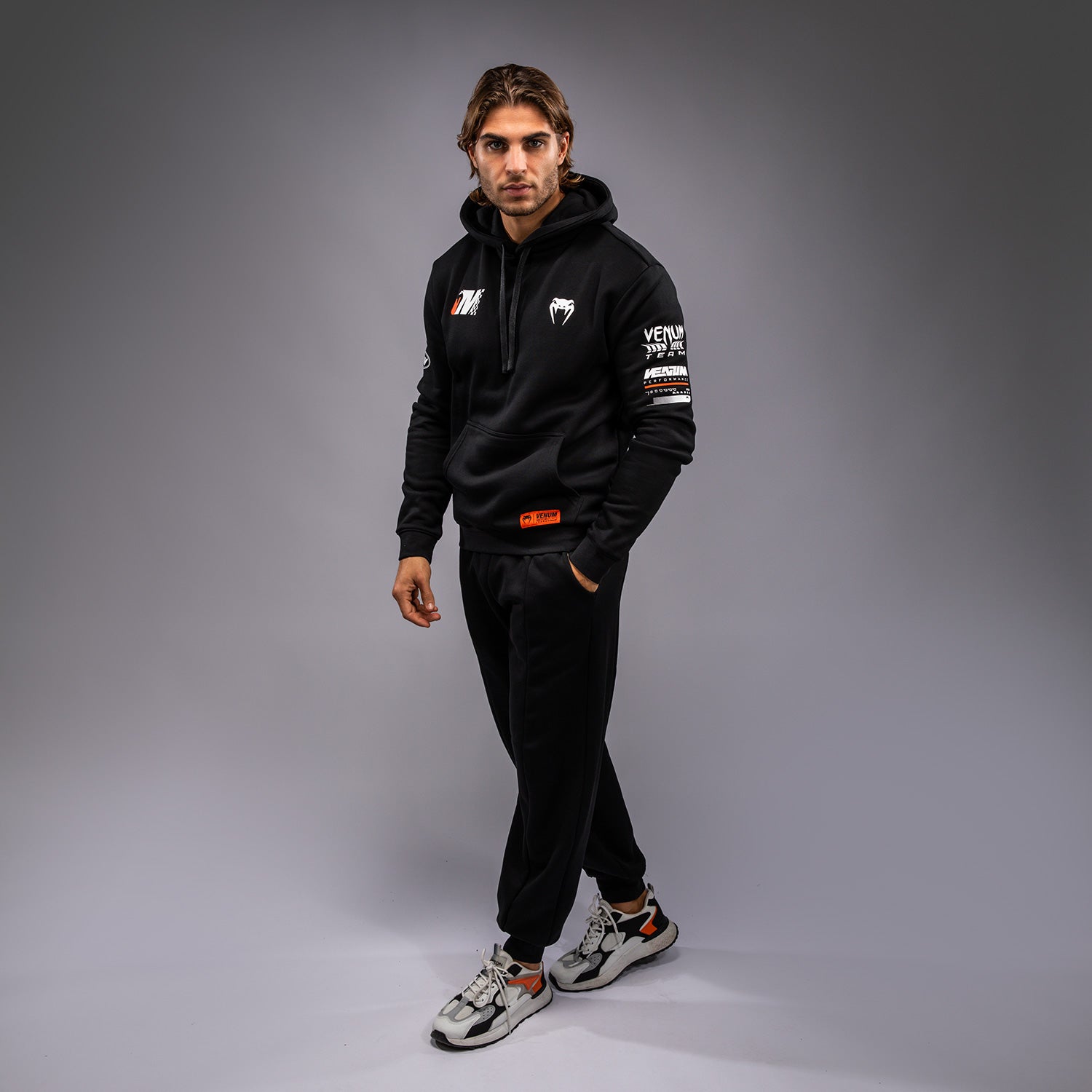 Venum Motorsport Hoodie - Deep Black - Venum Asia