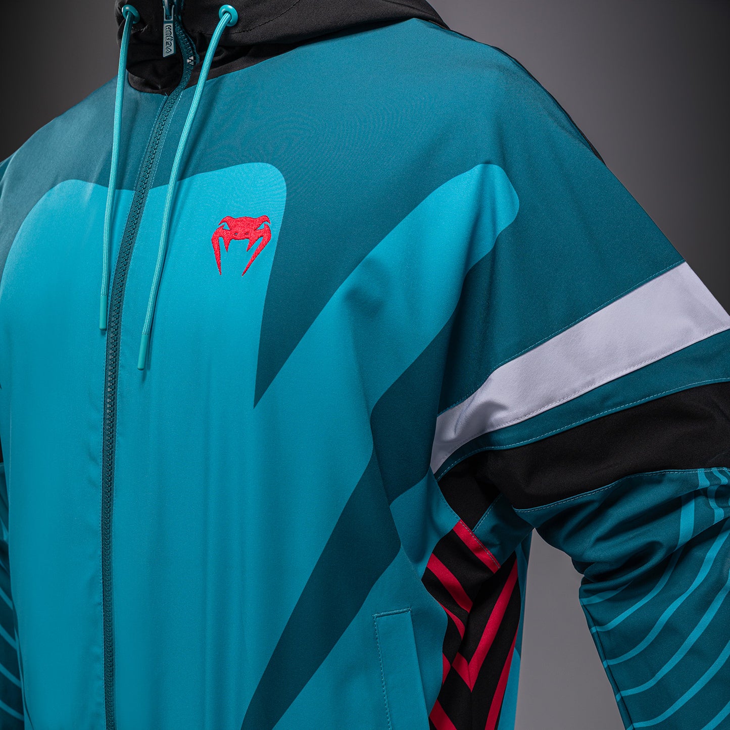 Venum Attack 90 Track Jacket - Miami Blue
