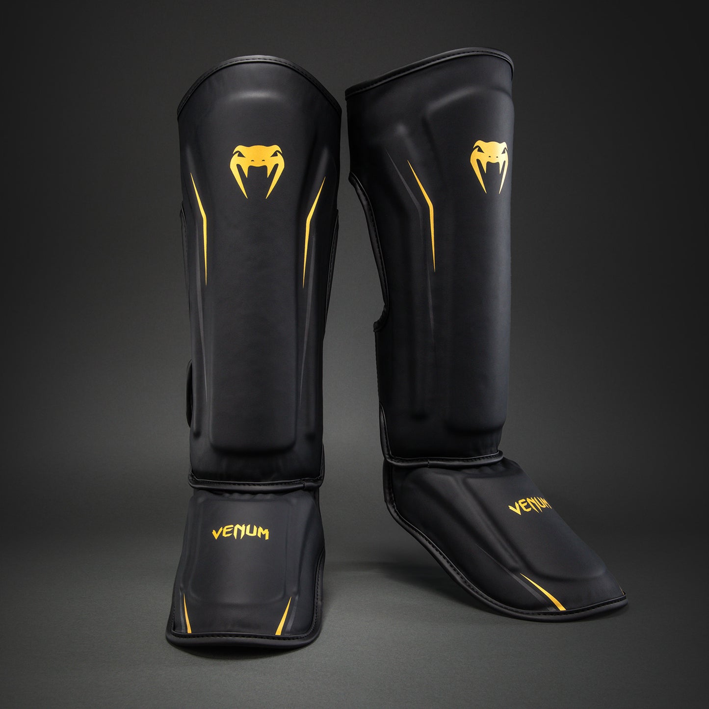 Venum G-Core Shin Guards - Black/Gold
